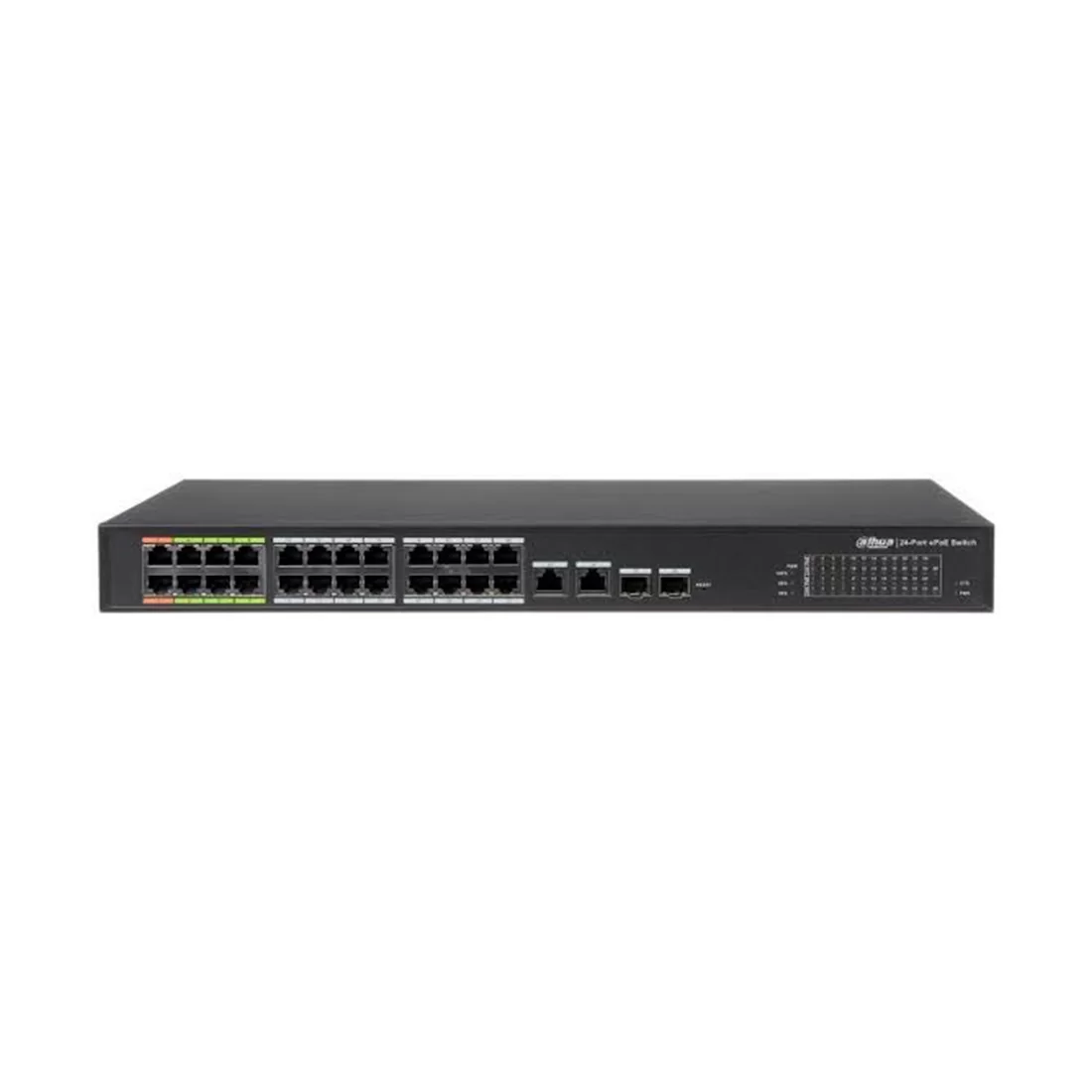 Коммутатор Dahua DH-LR2226-24ET-360, 24 порта 1 Гбит/с, 2×SFP, управляемый L2 – купить недорого с доставкой по Алматы и Казахстану
