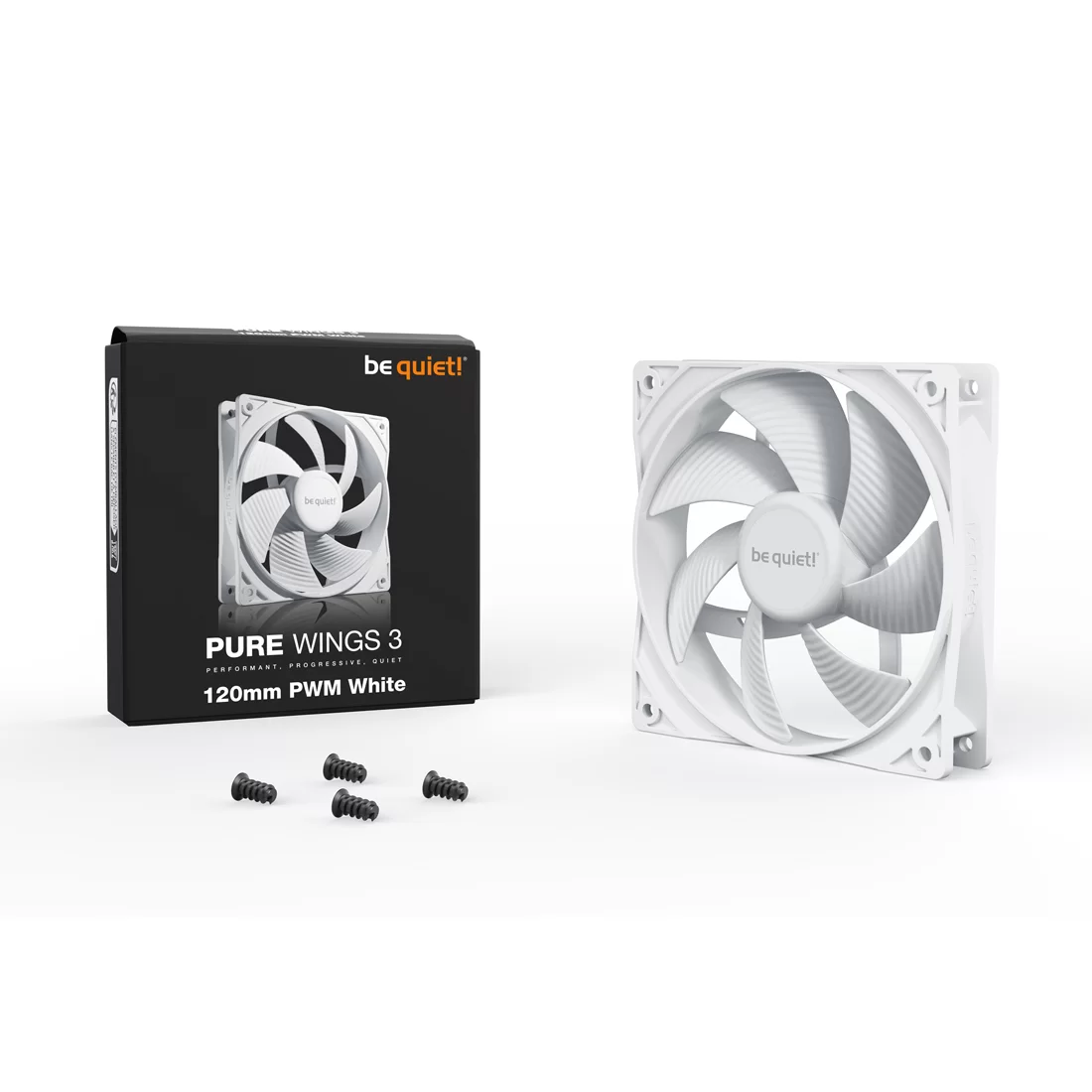 Вентилятор для компьютерного корпуса Bequiet! Pure Wings 3 120mm PWM White – купить недорого с доставкой по Алматы и Казахстану фото 3