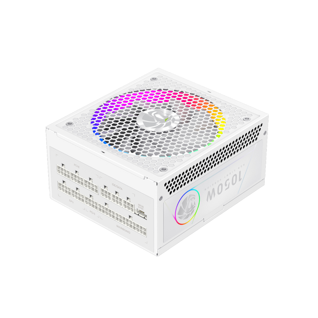 Блок питания GameMax RGB 1050G 1050W 80 PLUS Gold White (2109-1050B0045) – купить недорого с доставкой по Алматы и Казахстану
