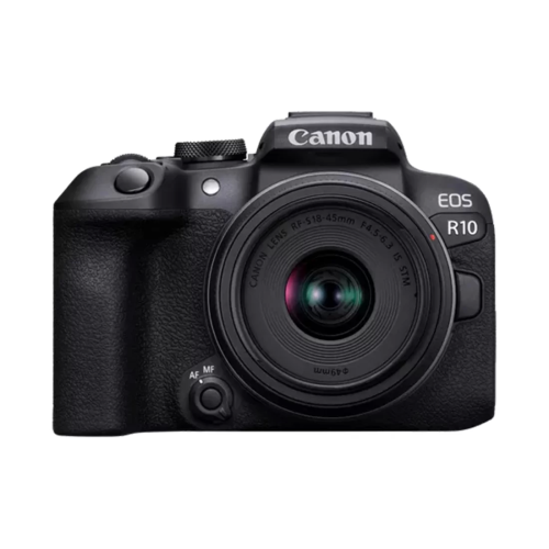 Цифровой фотоаппарат CANON EOS R10 + RF-S 18-45 mm IS STM Black – купить недорого с доставкой по Алматы и Казахстану