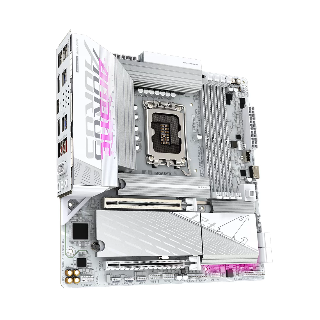 Материнская плата Gigabyte B860M A ELT WF6E ICE – купить недорого с доставкой по Алматы и Казахстану