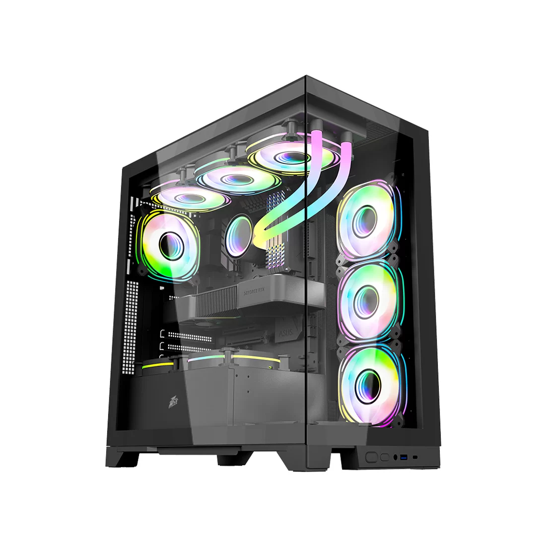 Корпус 1Stplayer MIKU MI8-BK-3FBR-1FBC2, Black фото 2