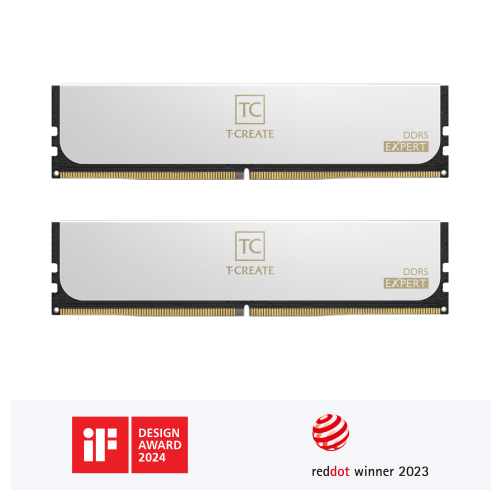 Оперативная память 32GB Kit (2x16GB) 6000MHz DDR5 Team Group EXPERT White CTCWD532G6000HC38ADC01 — оперативная память RAM