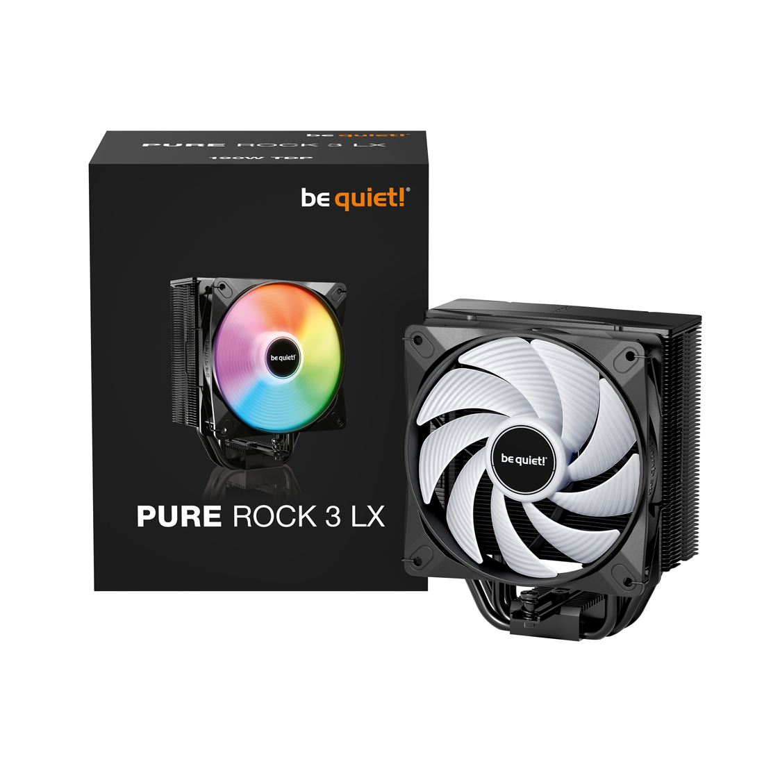 Кулер для процессора be quiet! Pure Rock 3 LX 190 Вт (BK040) – купить недорого с доставкой по Алматы и Казахстану