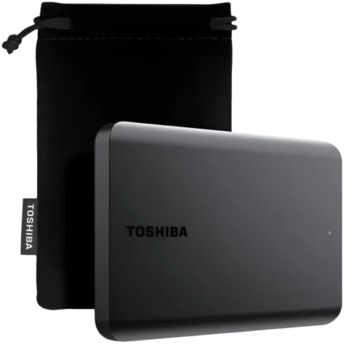 Внешний жесткий диск Toshiba Canvio Basics 1TB USB 3.2 Gen 1 Черный (HDTB510MK3AA)