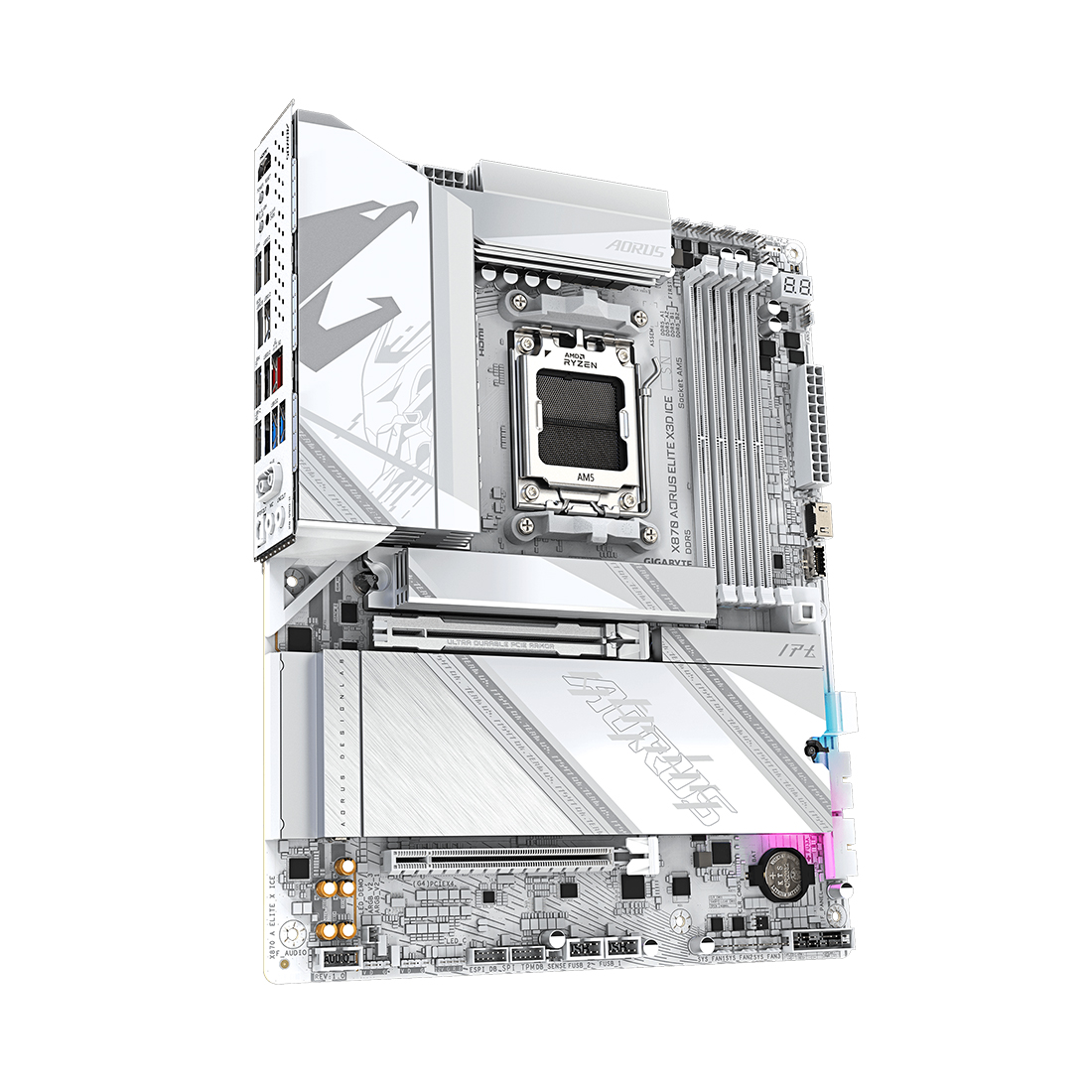 Материнская плата Gigabyte X870 AORUS ELITE X3D ICE фото 3