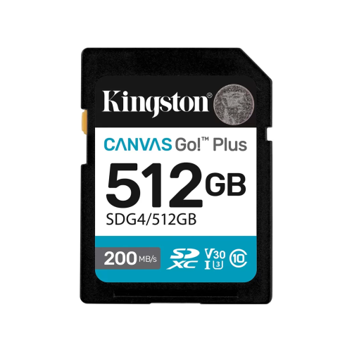 Карта памяти Kingston SDG4/512GB Canvas Go Plus Gen4 C10 UHS-I U3 V30 512GB – купить недорого с доставкой по Алматы и Казахстану