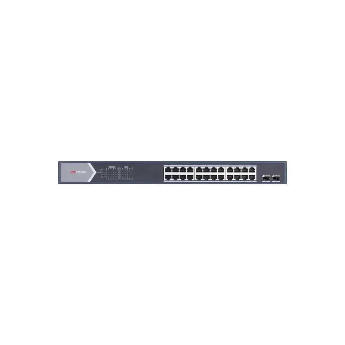 Коммутатор Hikvision DS-3E0526P-E, 24 порта 1 Гбит/с, 1×SFP, PoE, неуправляемый – купить недорого с доставкой по Алматы и Казахстану