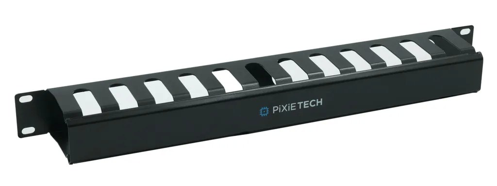 Кабельный органайзер горизонтальный 19 дюймов для серверного шкафа Pixietech PXT-H-ORG-1, закрытый — купить в Казахстане | neom.kz