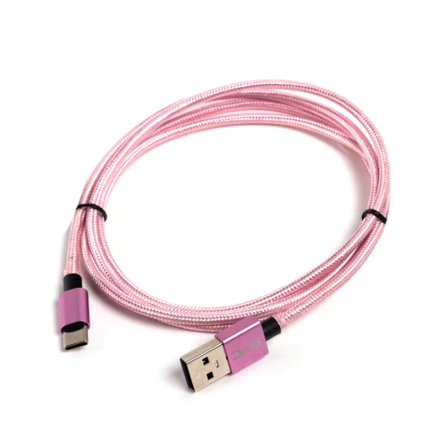 Переходник USB-USB Type C SVC USC-AL0120PK-P, Розовый, Пол. пакет, 1.2 м – купить недорого с доставкой по Алматы и Казахстану