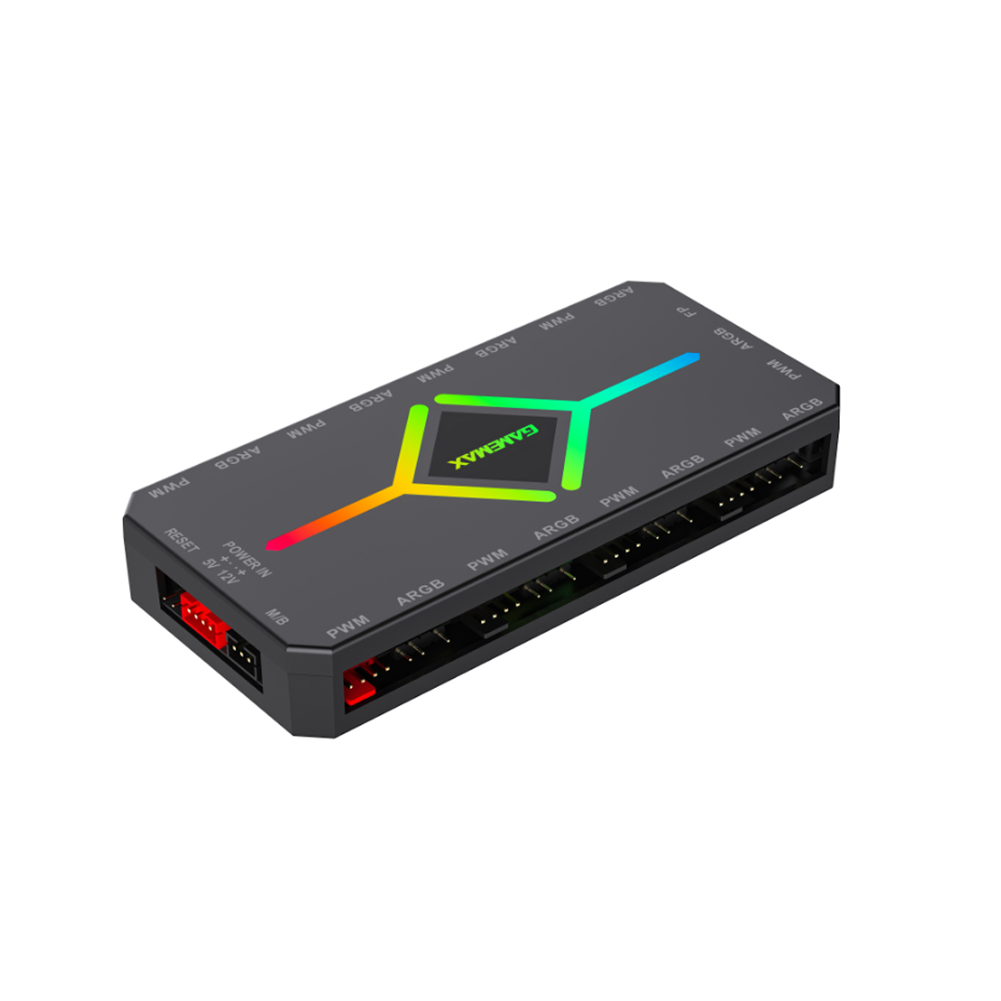 Контроллер подсветки Gamemax V4.0 ARGB+PWM HUB BK (12В) – купить недорого с доставкой по Алматы и Казахстану