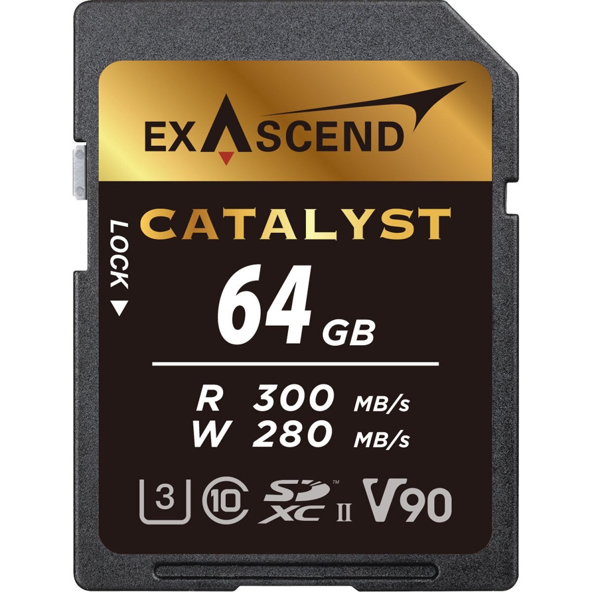 Карта памяти Exascend Catalyst SDXC 64 ГБ, UHS-II U3 V90 — купить в Казахстане | neom.kz