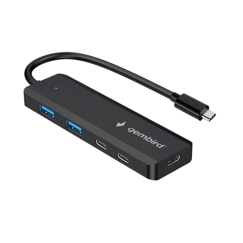 USB-хаб Gembird UHB-C425, подключение USB-C, 4 порта USB 3.0 — купить в Казахстане | neom.kz