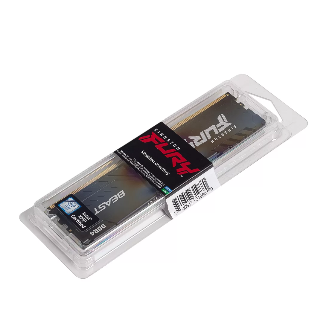 Модуль памяти Kingston FURY Beast KF432C16BB/8 DDR4 8GB – купить недорого с доставкой по Алматы и Казахстану