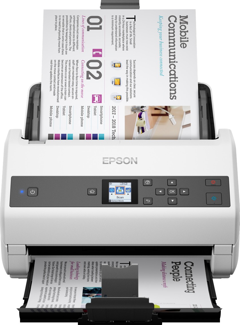 Сканер Epson WorkForce DS-970, протяжный, A4, 85 стр/мин (B11B251401) сканер