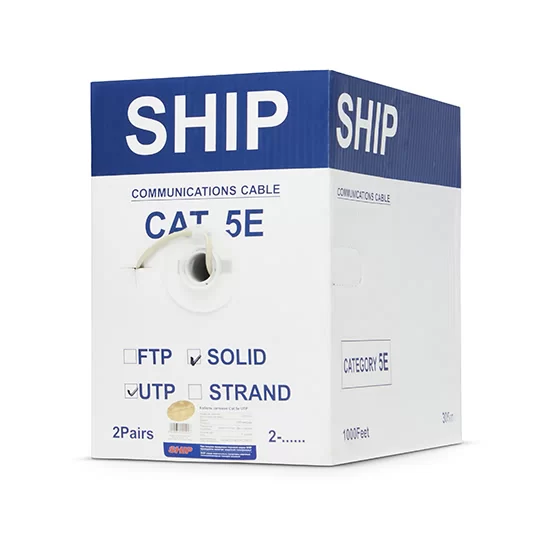 Кабель сетевой SHIP D135-2 Cat.5е UTP 30В PVC – купить недорого с доставкой по Алматы и Казахстану