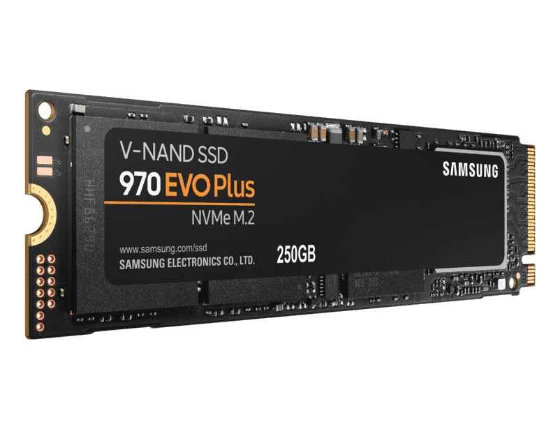 SSD накопитель 250 Gb Samsung 970 EVO Plus, M.2, PCIe 3.0