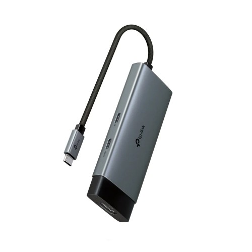 USB-хаб TP-Link UH5020C 5-в-1, подключение USB-C, HDMI, зарядка PD 100 Вт — купить в Казахстане | neom.kz