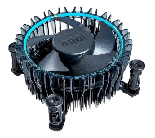 Оригинальный Вентилятор для процессора INTEL Laminar RM1, PWM 65W 4-pin Толщина 47мм LGA1700 Синий