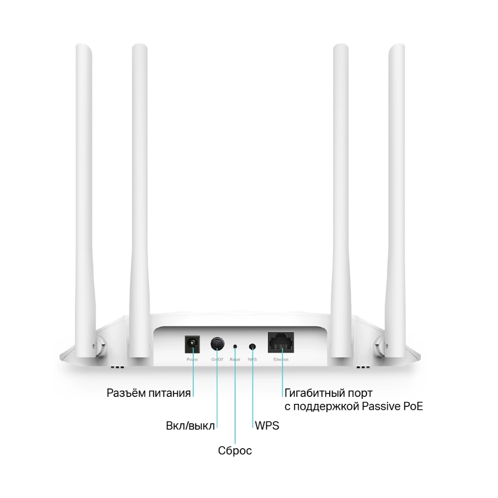 Точка доступа Wi-Fi TP-Link TL-WA1801 фото 3