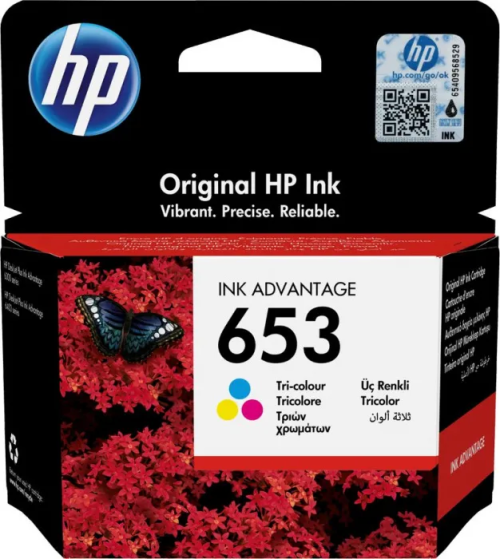 Струйный картридж HP 653 Advantage, Tri-color (3YM74AE) — купить в Казахстане | neom.kz