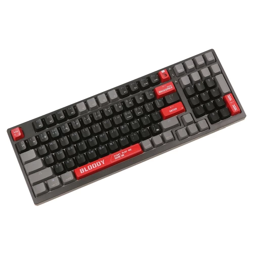 Клавиатура игровая механическая беспроводная A4Tech Bloody WS98 Sports, чёрная — купить в Казахстане | neom.kz