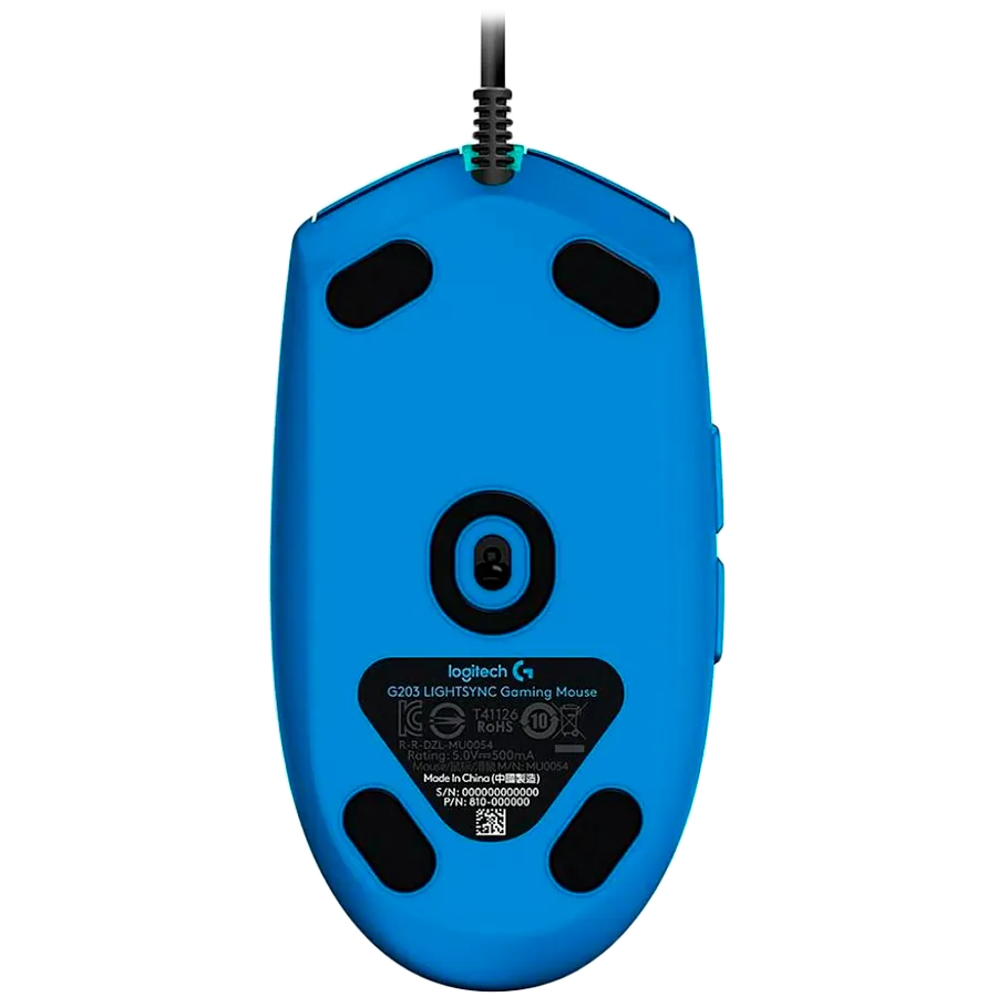 LOGITECH G102 LIGHTSYNC Corded Gaming Mouse - BLUE - USB - EER – купить недорого с доставкой по Алматы и Казахстану фото 5