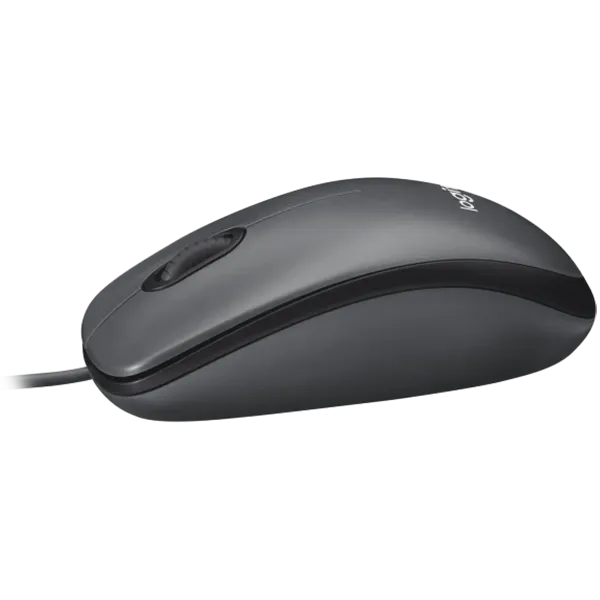 Мышь проводная Logitech M100, 3 кнопки, 1000 dpi, чёрная – купить недорого с доставкой по Алматы и Казахстану