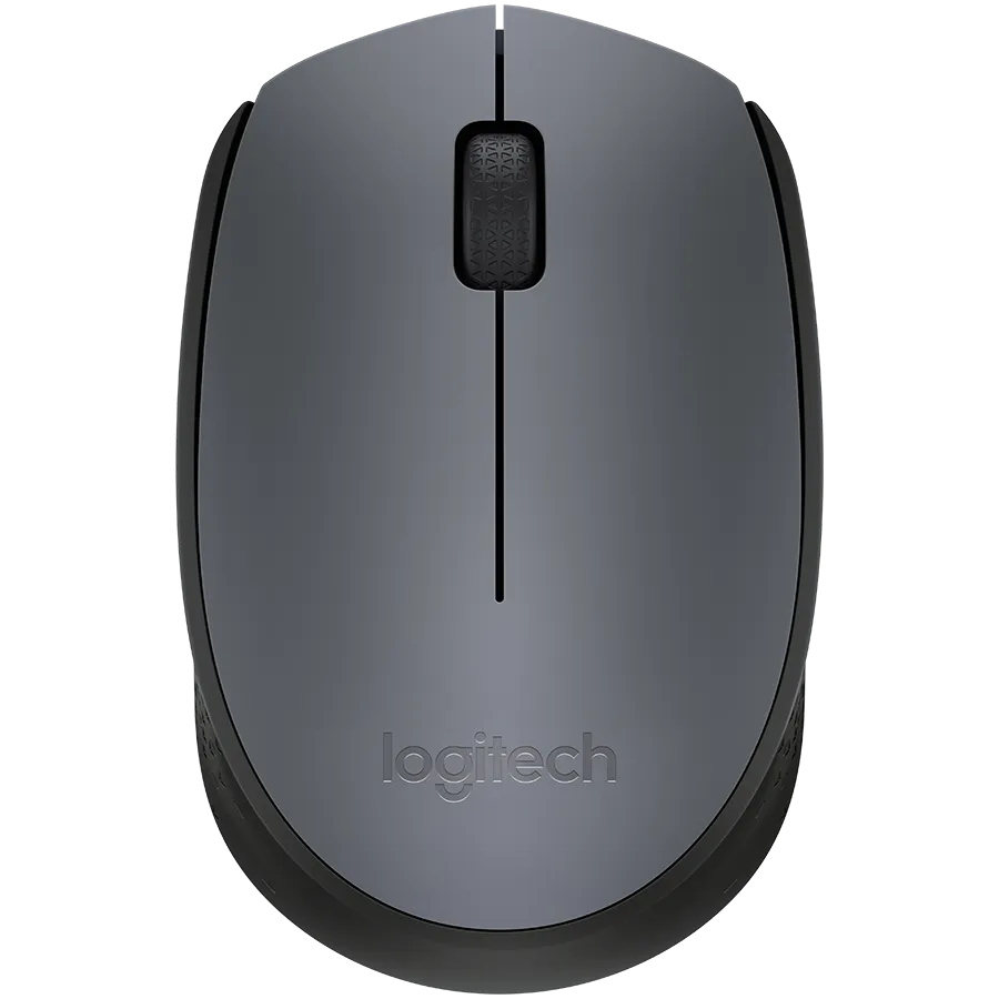 Мышь беспроводная Logitech M170, 3 кнопки, серая – купить недорого с доставкой по Алматы и Казахстану