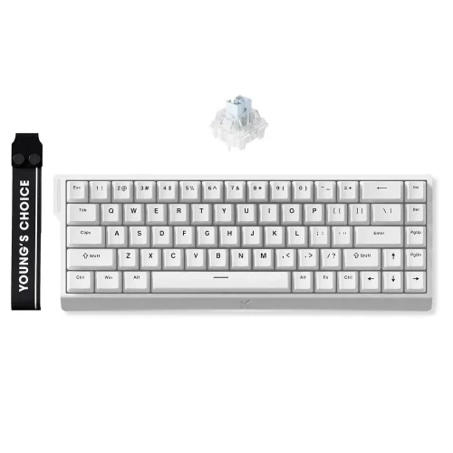 Клавиатура механическая проводная MCHOSE Ace 68 Hall Effect Ice, белая — купить в Казахстане | neom.kz