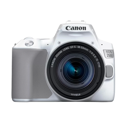Цифровой зеркальный фотоаппарат CANON EOS 250D EF-S 18-55 mm IS STM White – купить недорого с доставкой по Алматы и Казахстану