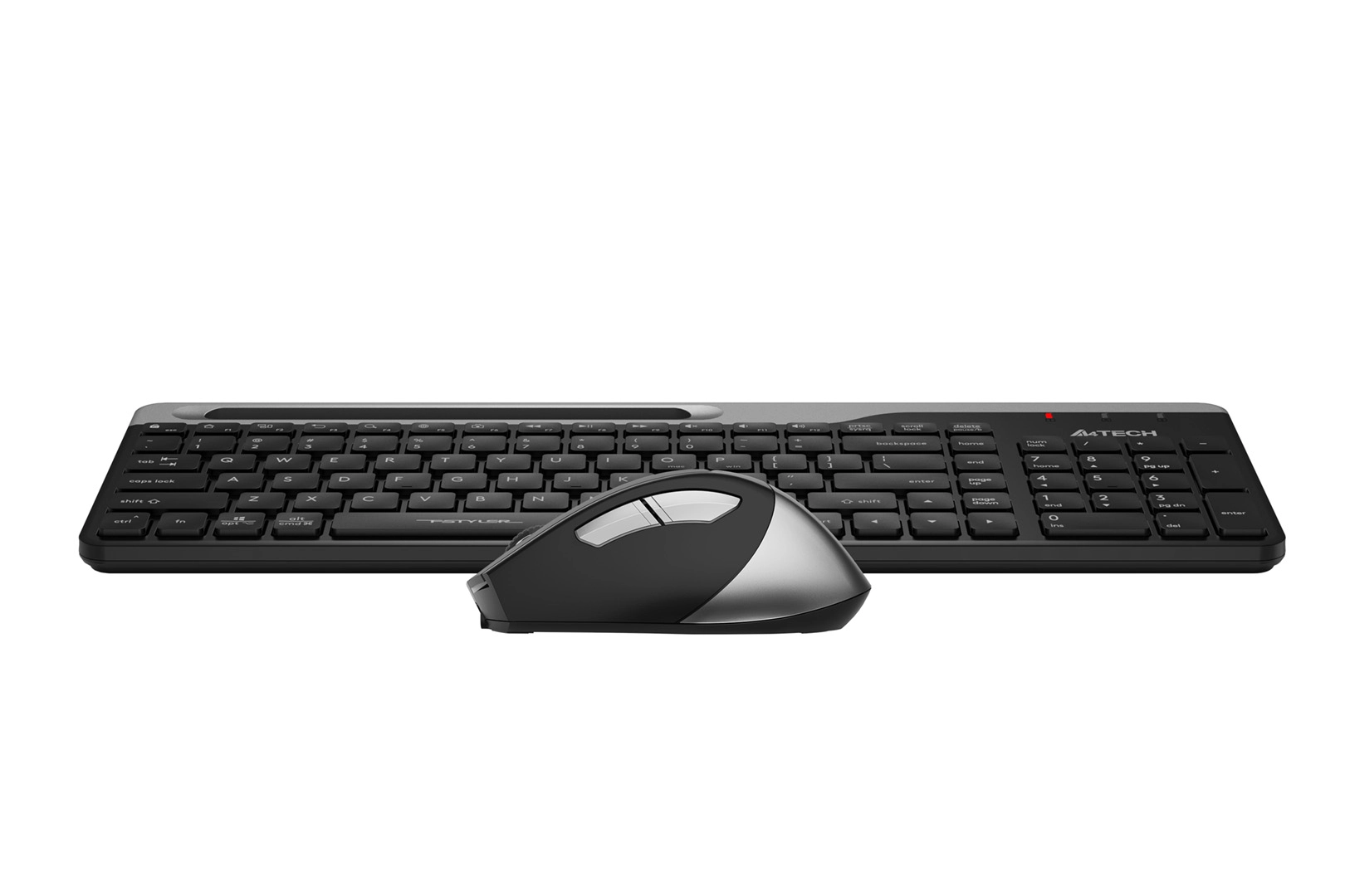 Комплект клавиатура + мышь беспроводной A4Tech Fstyler FB2535C-Smoky, серый