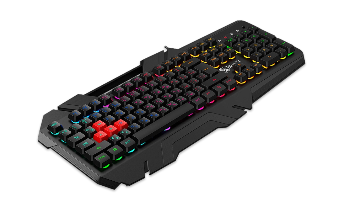 Клавиатура игровая мембранная проводная A4Tech Bloody B150N
