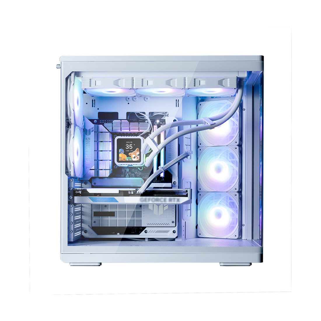 Компьютерный корпус Zalman P60 White без Б/П