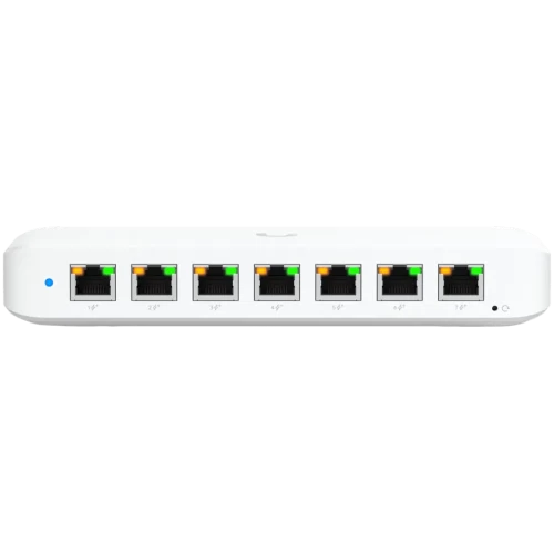 Коммутатор Ubiquiti USW-ULTRA-210W-EU, 8 портов 1 Гбит/с, PoE+, управляемый L2 — купить в Казахстане | neom.kz