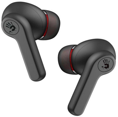 Наушники игровые TWS A4Tech Bloody M30-Black+, чёрные/красные