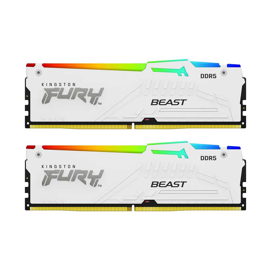 Комплект модулей памяти Kingston FURY Beast RGB XMP KF552C40BWAK2-32 DDR5 32GB (Kit 2x16GB) 5200 – купить недорого с доставкой по Алматы и Казахстану
