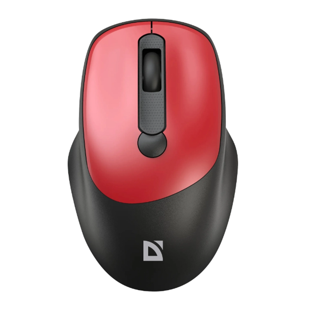 Мышь беспроводная Defender Feam MM-296, 4 кнопки, 1600 dpi, красная – купить недорого с доставкой по Алматы и Казахстану