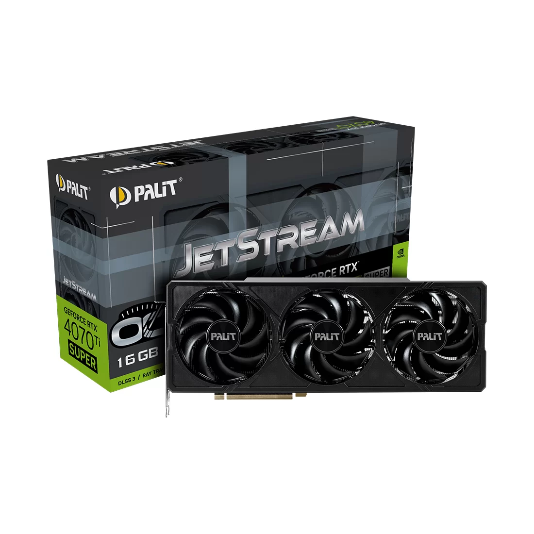Видеокарта Palit RTX 4070 Ti Super JetStream OC, 16 ГБ, GDDR6X фото 3