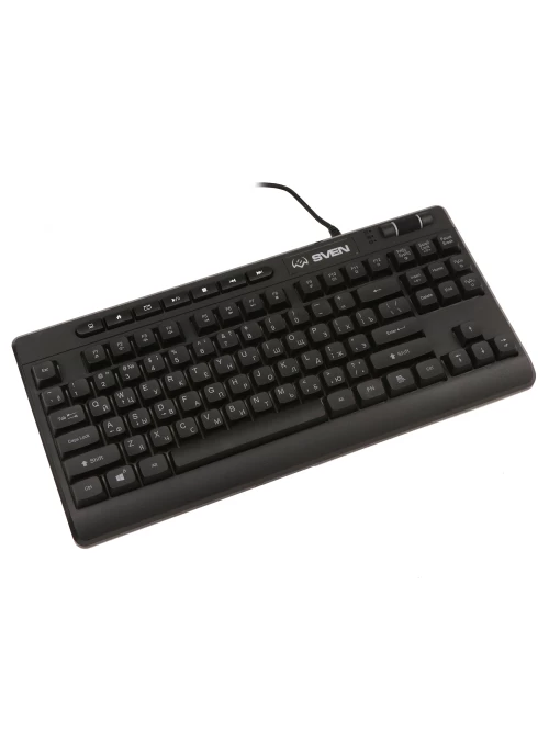 Клавиатура игровая мембранная проводная SVEN KB-G8200, чёрная — купить в Казахстане | neom.kz