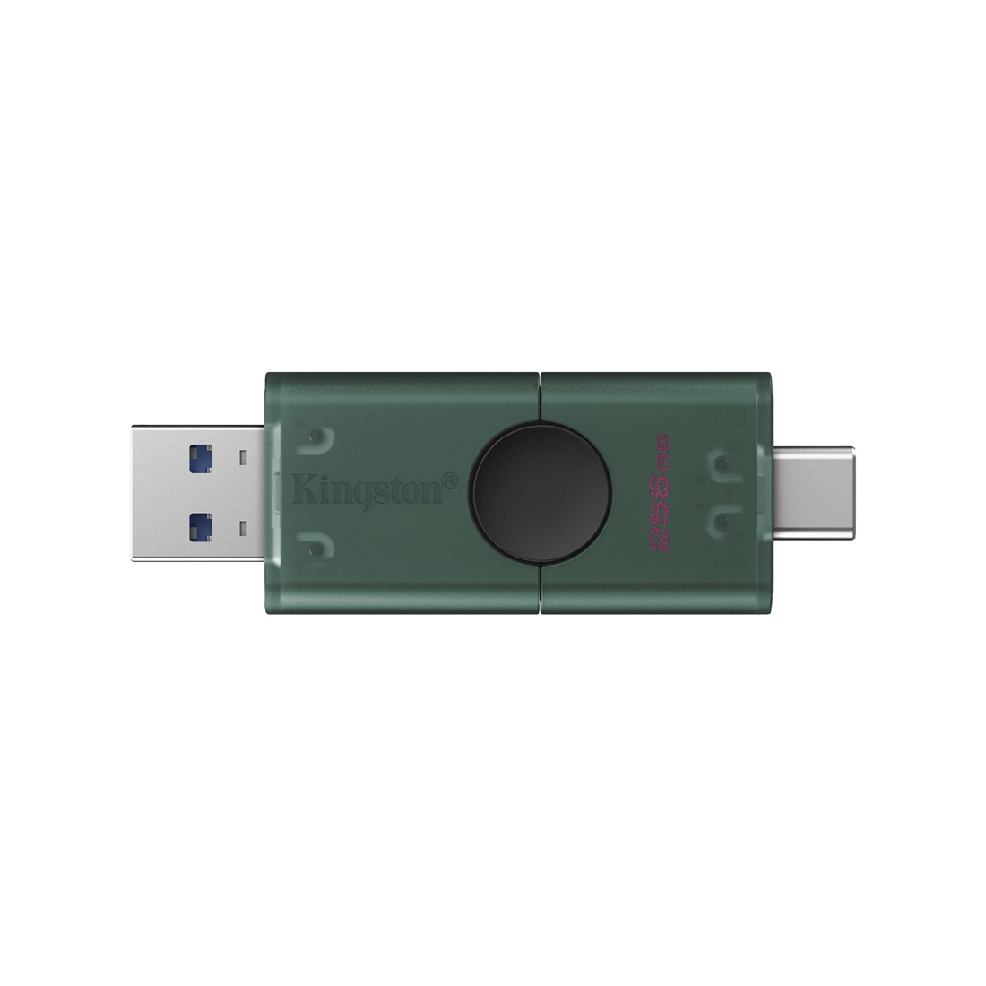 Флэш-накопитель Kingston 256Gb USB3.2 Gen2 + Type-C, Data Traveler Duo (Black) – купить недорого с доставкой по Алматы и Казахстану