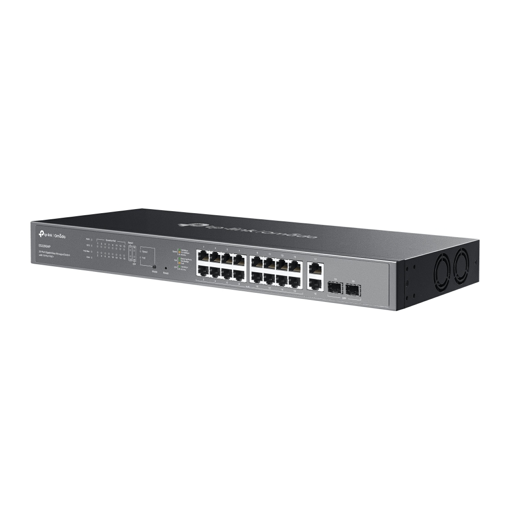 Коммутатор TP-Link ES220GMP, 1 Гбит/с, PoE+, управляемый L2