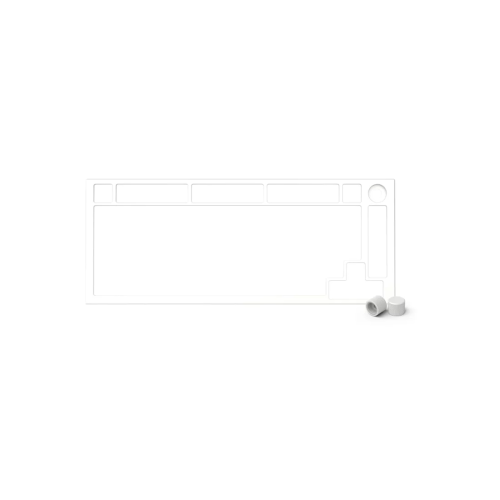 Запчасть к клавиатуре верхняя панель Glorious GMMK Pro Top Frame E-White (GLO-ACC-P75-TF-EW) – купить недорого с доставкой по Алматы и Казахстану