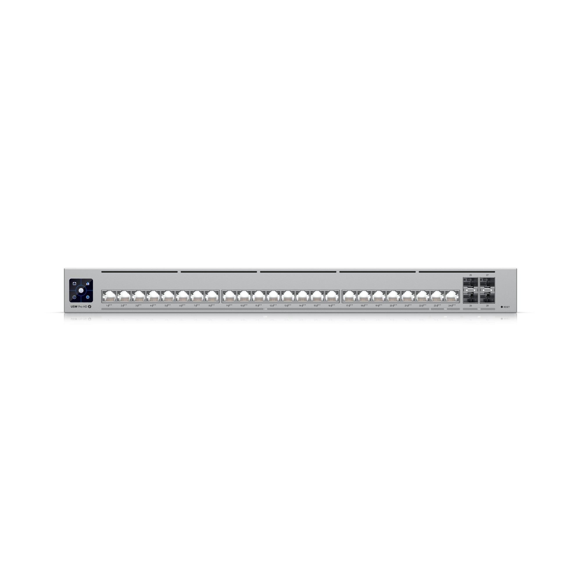 Коммутатор Ubiquiti USW-Pro-HD-24-PoE-EU, 24 порта 2.5 Гбит/с, 4×SFP+, PoE++, управляемый L3 – купить недорого с доставкой по Алматы и Казахстану
