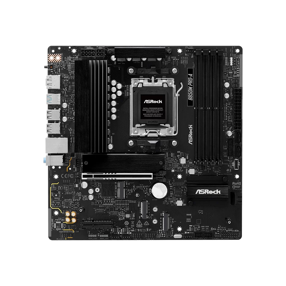 Материнская плата ASRock B850M PRO-A, AM5 – купить недорого с доставкой по Алматы и Казахстану