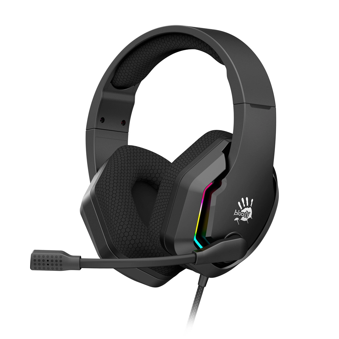 Гарнитура игровая проводная A4Tech Bloody G260p, 50 мм, чёрная