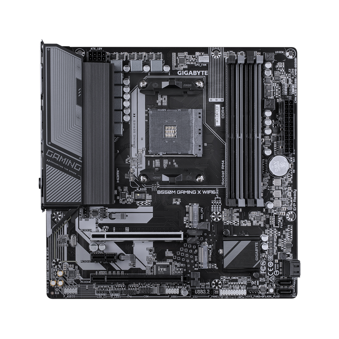 Материнская плата Gigabyte B550M GAMING X WIFI6 AM4 B550 DDR4 Micro ATX фото 2