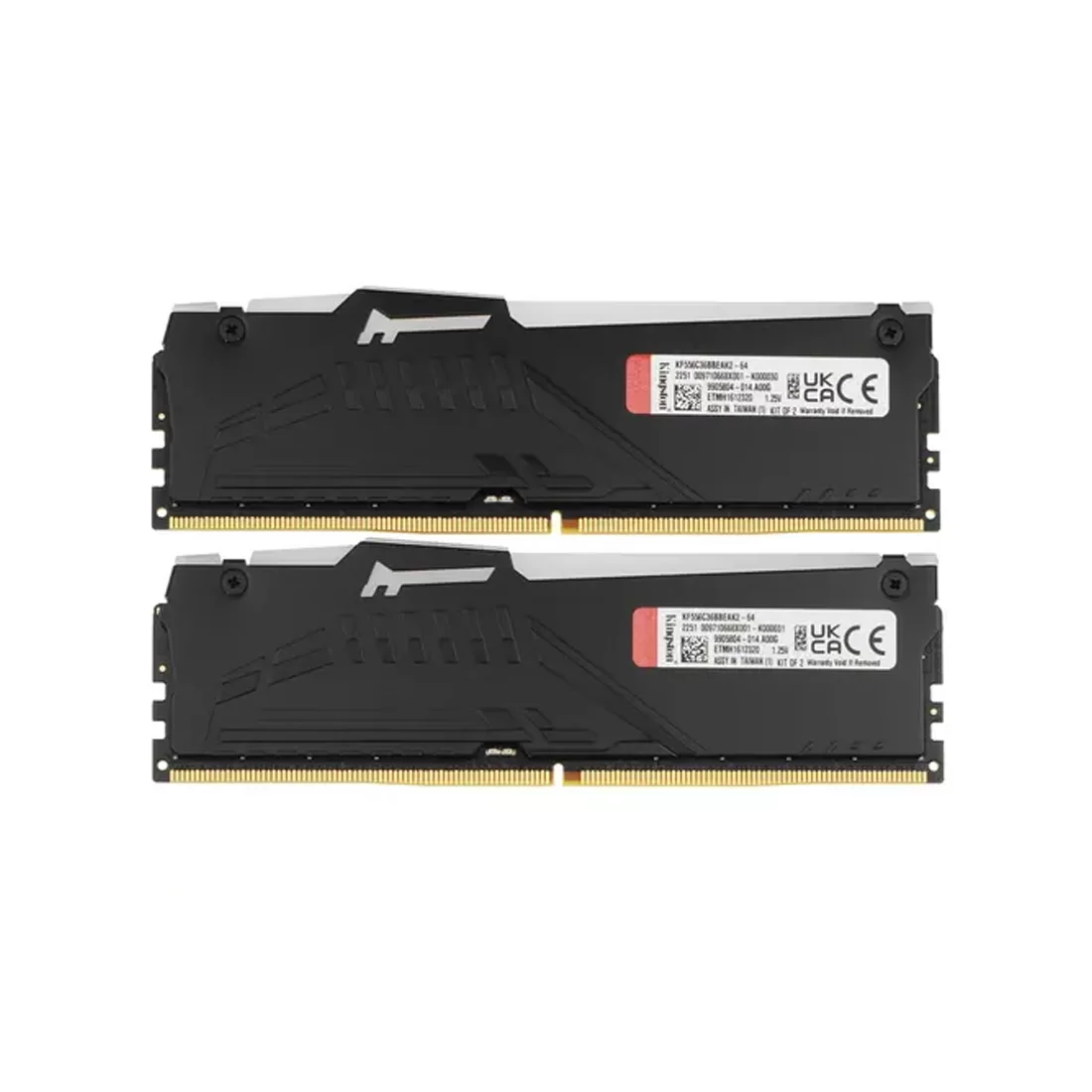 Комплект модулей памяти Kingston FURY Beast RGB EXPO KF556C36BBEAK2-64 DDR5 64GB (Kit 2x32GB)  – купить недорого с доставкой по Алматы и Казахстану