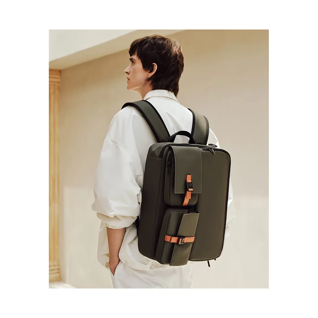 Рюкзак NINETYGO 3 in 1 Delachable Backpack Зеленый – купить недорого с доставкой по Алматы и Казахстану фото 2