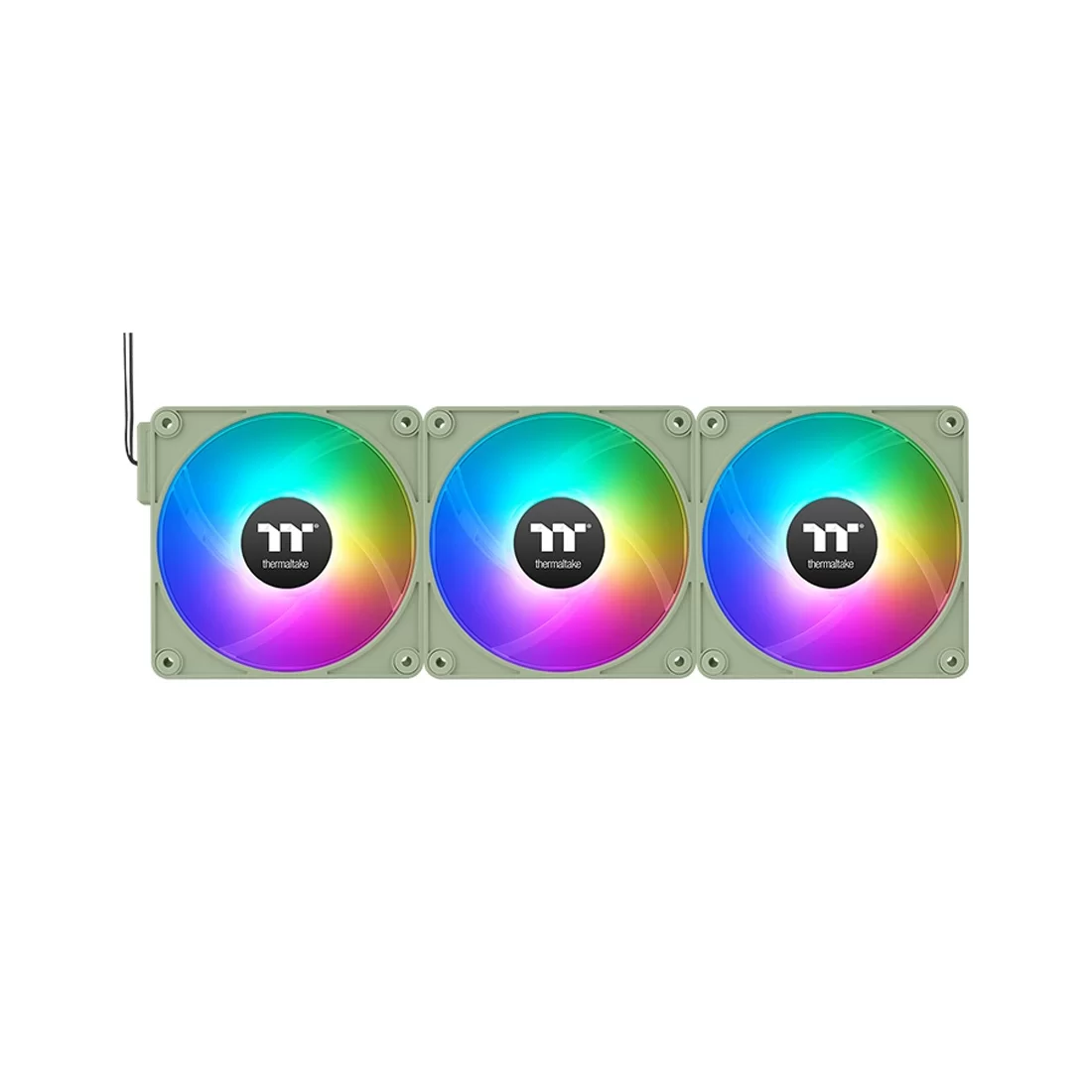 Кулер для компьютерного корпуса Thermaltake CT140 ARGB Sync PC Cooling Fan Matcha Green (3 pack) – купить недорого с доставкой по Алматы и Казахстану